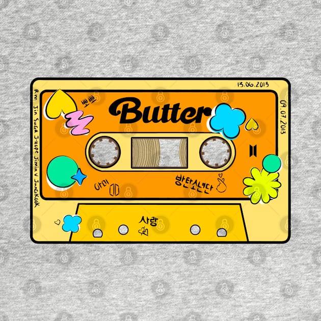 Cassette Tape, BTS, Butter by Soup's Shop